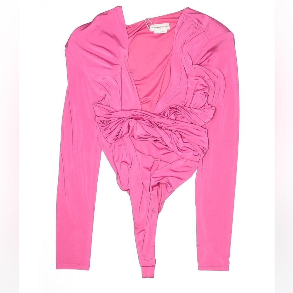Lovers + Friends Anya Bodysuit in Hot Pink Women’s Medium - Picture 2 of 7